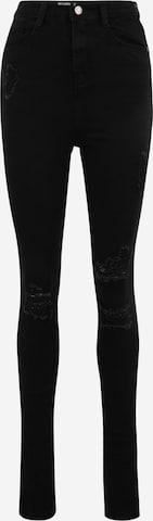 Missguided Tall Jeans 'SINNER' in Black: front