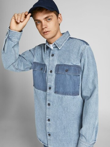 JACK & JONES Regular fit Overhemd 'Gordon' in Blauw