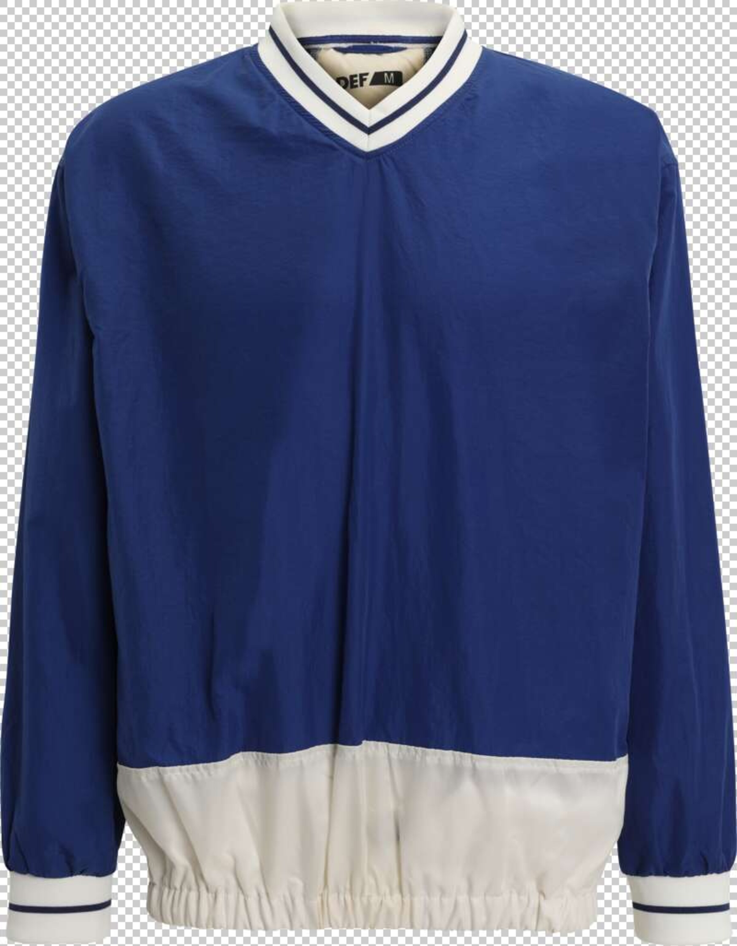 DEF Pullover in Blau: Vorderseite