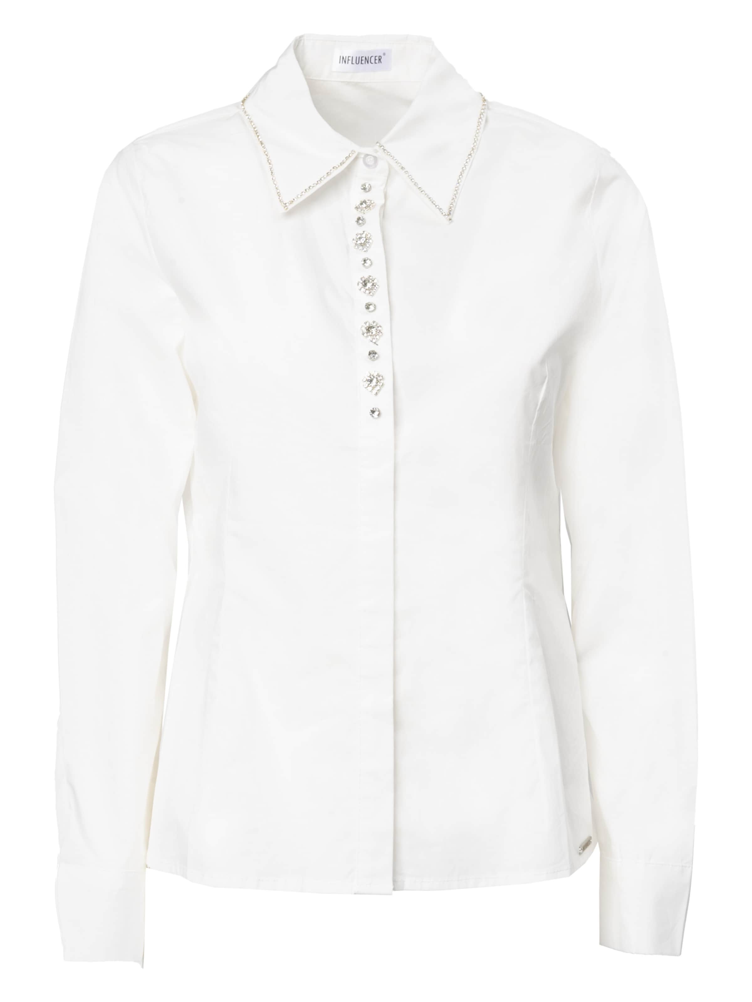 Influencer Blúz - fehér: elől