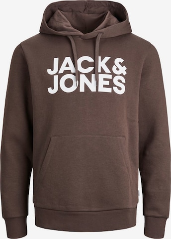 JACK & JONES Mikina – hnědá: přední strana