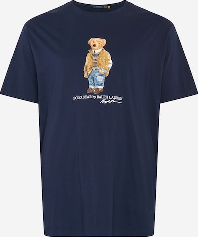 POLO RALPH LAUREN Tričko - béžová / námořnická modř / mix barev / bílá, Produkt