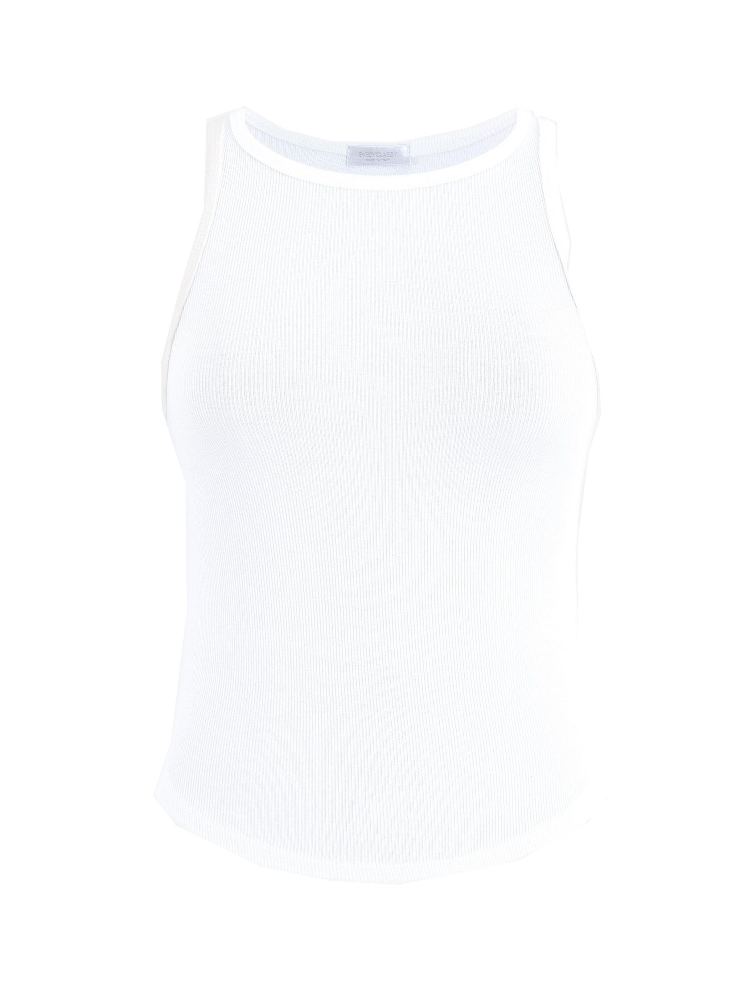 SASSYCLASSY Top in White: front