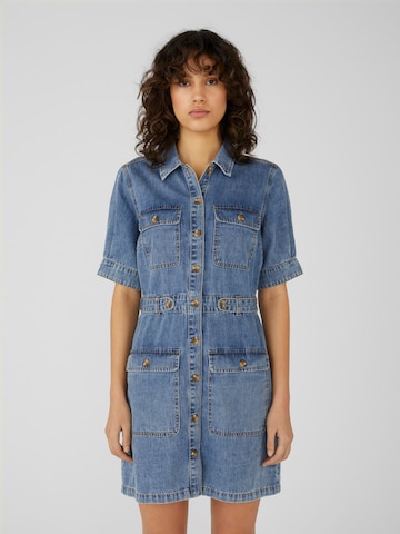 OBJECT Shirt Dress 'Poppy' in Blue: front