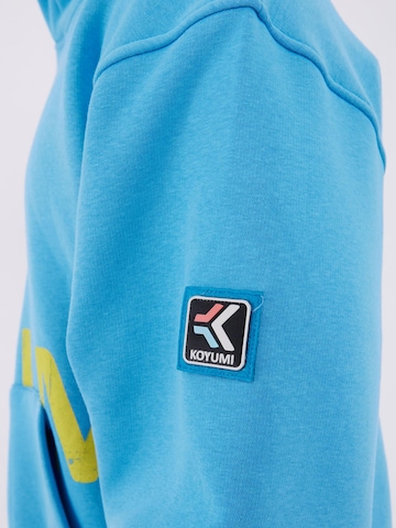 Koyumi Sweatshirt 'Unisex Oversize Hoodie – 3-Faden Stoff, innen angeraut 'Suheyla Love it'' in Blue
