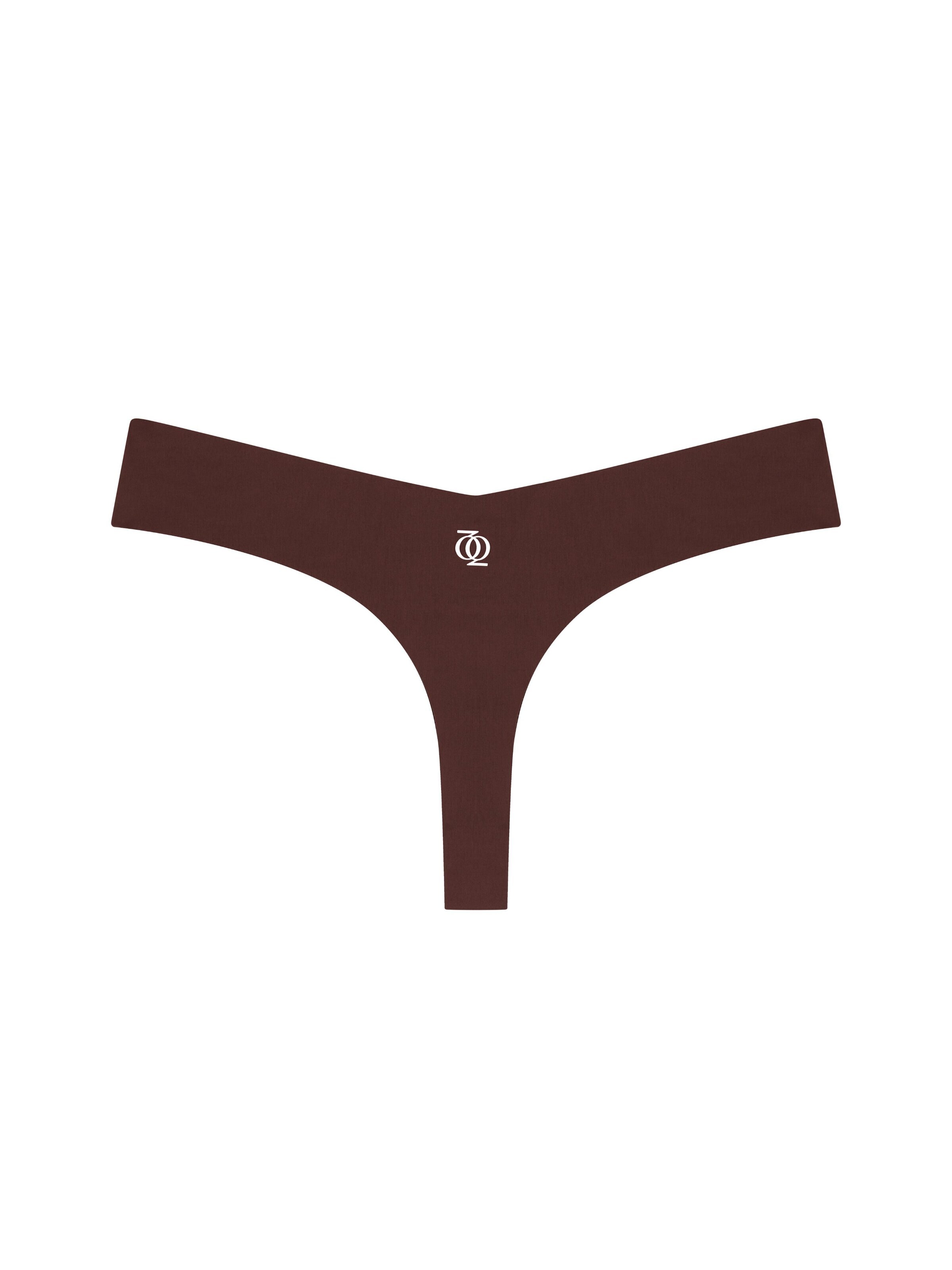 GOD SAVE QUEENSSlip 'Second Skin Thong' - smeđa boja: prednji dio