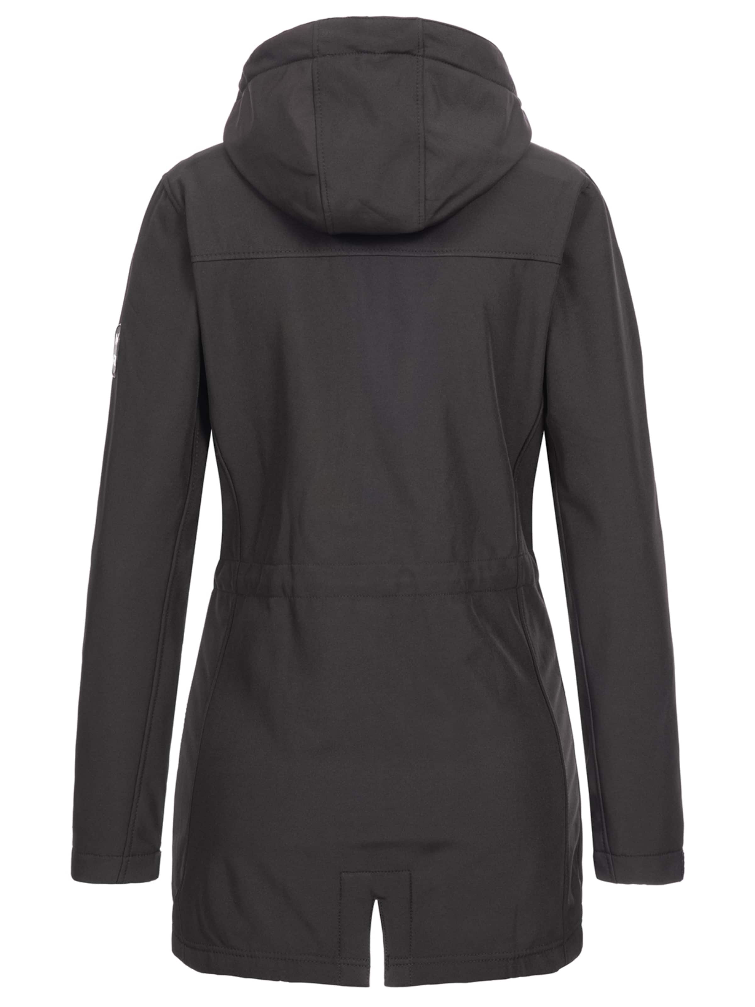 Rock Creek Outdoormantel in Schwarz