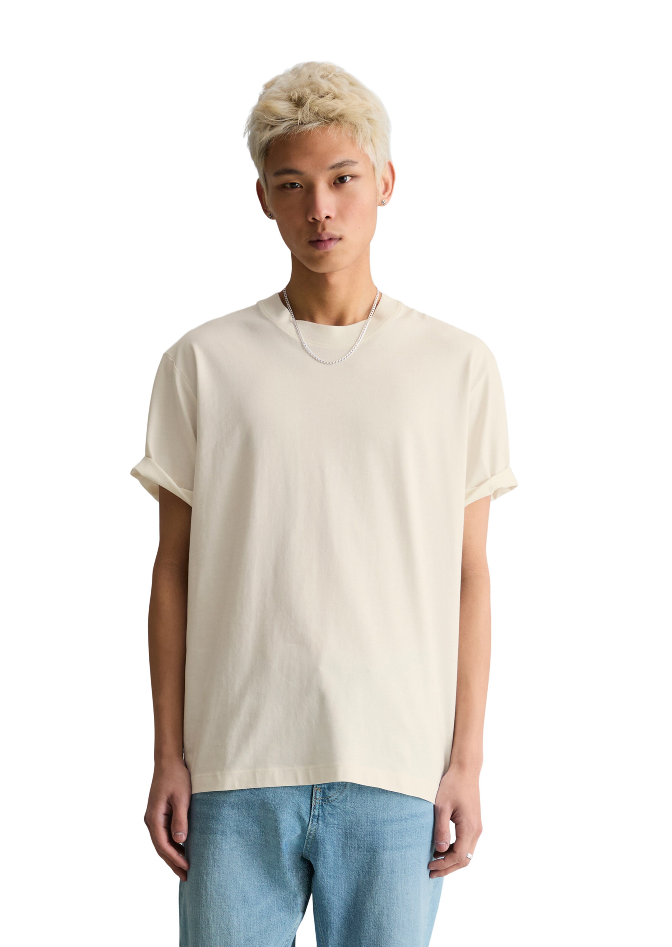 T-Shirt Marc O'Polo DENIM en beige : devant