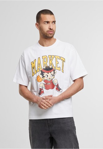MARKET T-Shirt 'Betty Boop Dunking' in Weiß