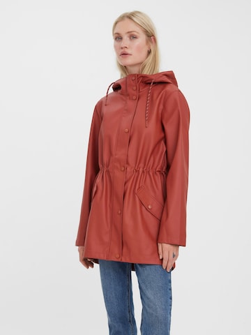 VERO MODA Weatherproof jacket 'Malou' in Red: front