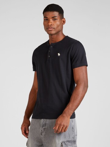 Abercrombie & Fitch - Camiseta en negro: frente