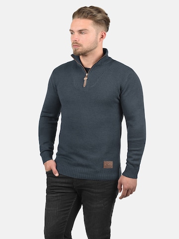 !Solid Trui 'Tommy' in Blauw: voorkant