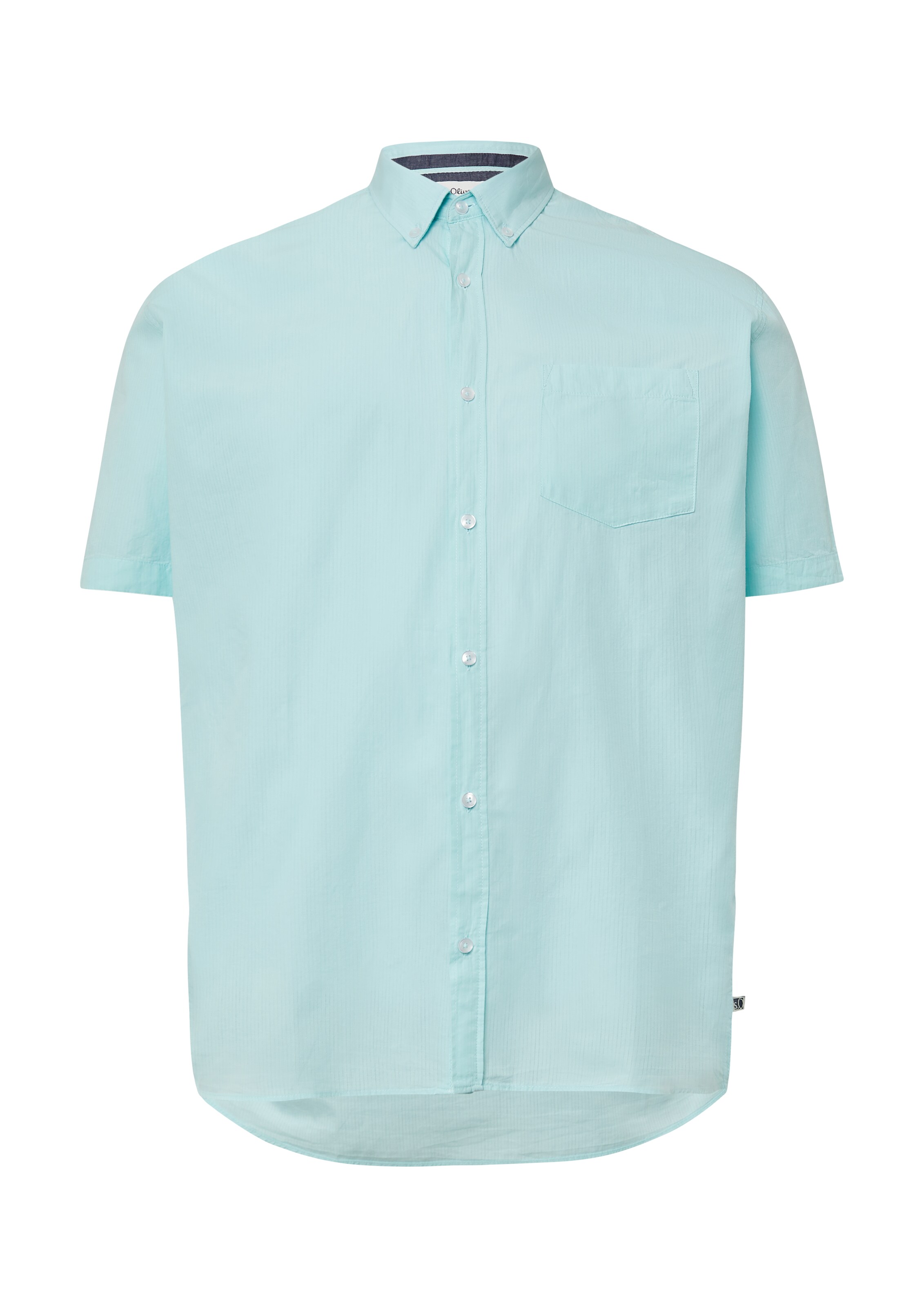 s.Oliver Regular Fit Hemd in Blau: Vorderseite