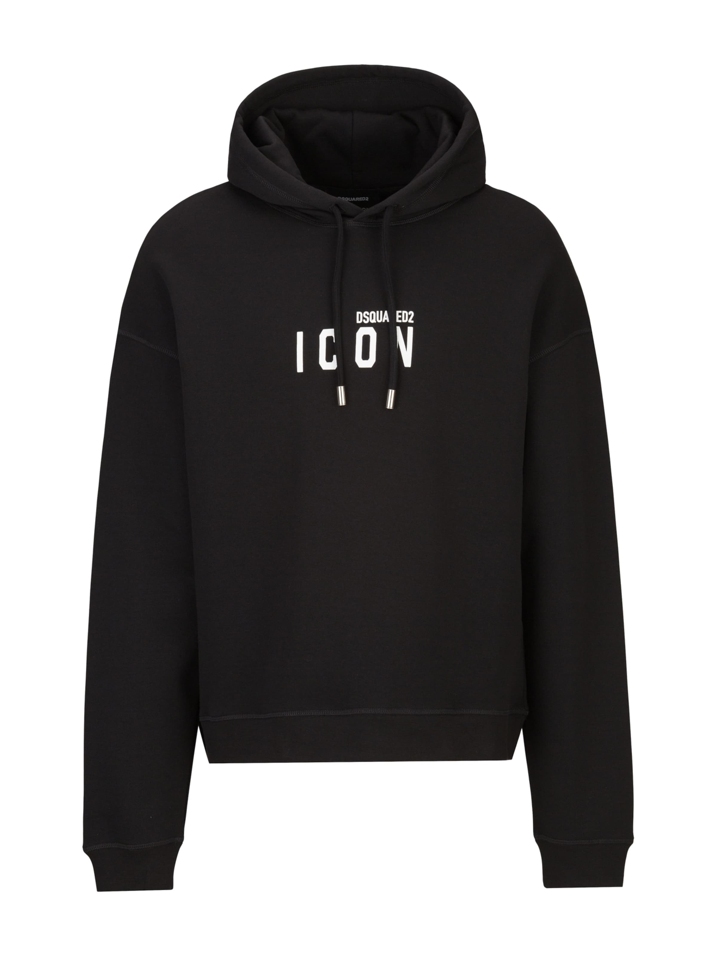 Sweat-shirt DSQUARED2 en noir : devant