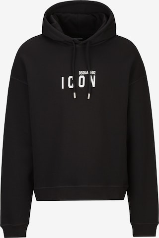 DSQUARED2 Sweatshirt in Schwarz: Vorderseite