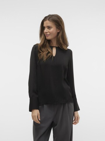 VERO MODA Blouse 'SVEA' in Zwart: voorkant