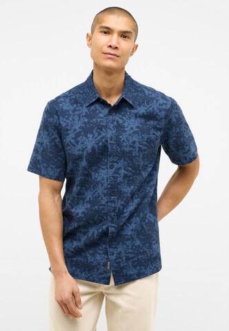 MUSTANG Comfort fit Button Up Shirt in Blue