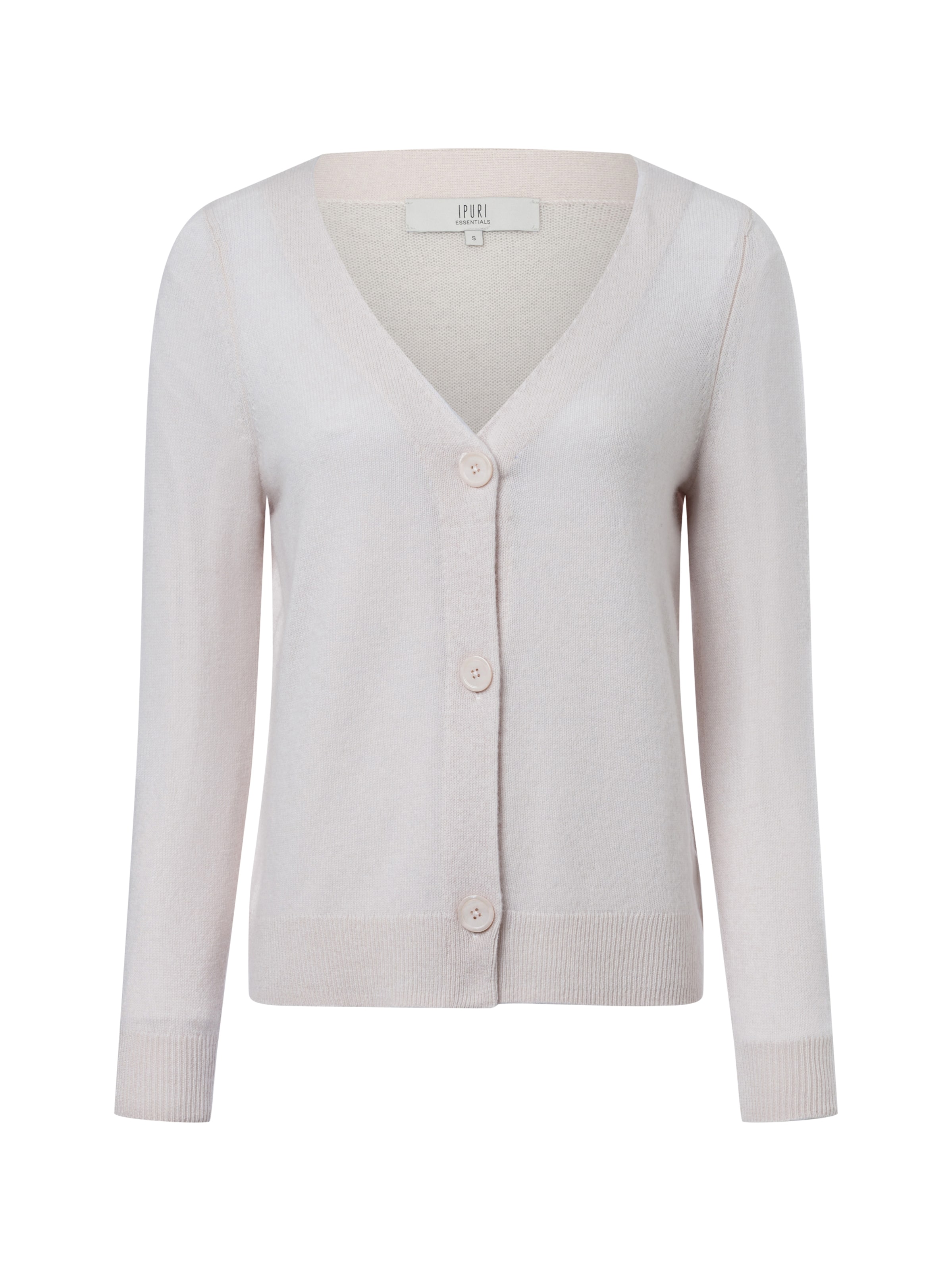 Ipuri Strickjacke in Weiß: Vorderseite