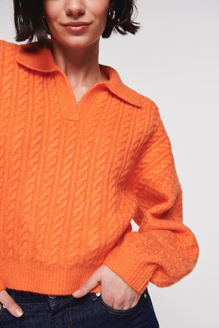 Pull-over Aligne en orange