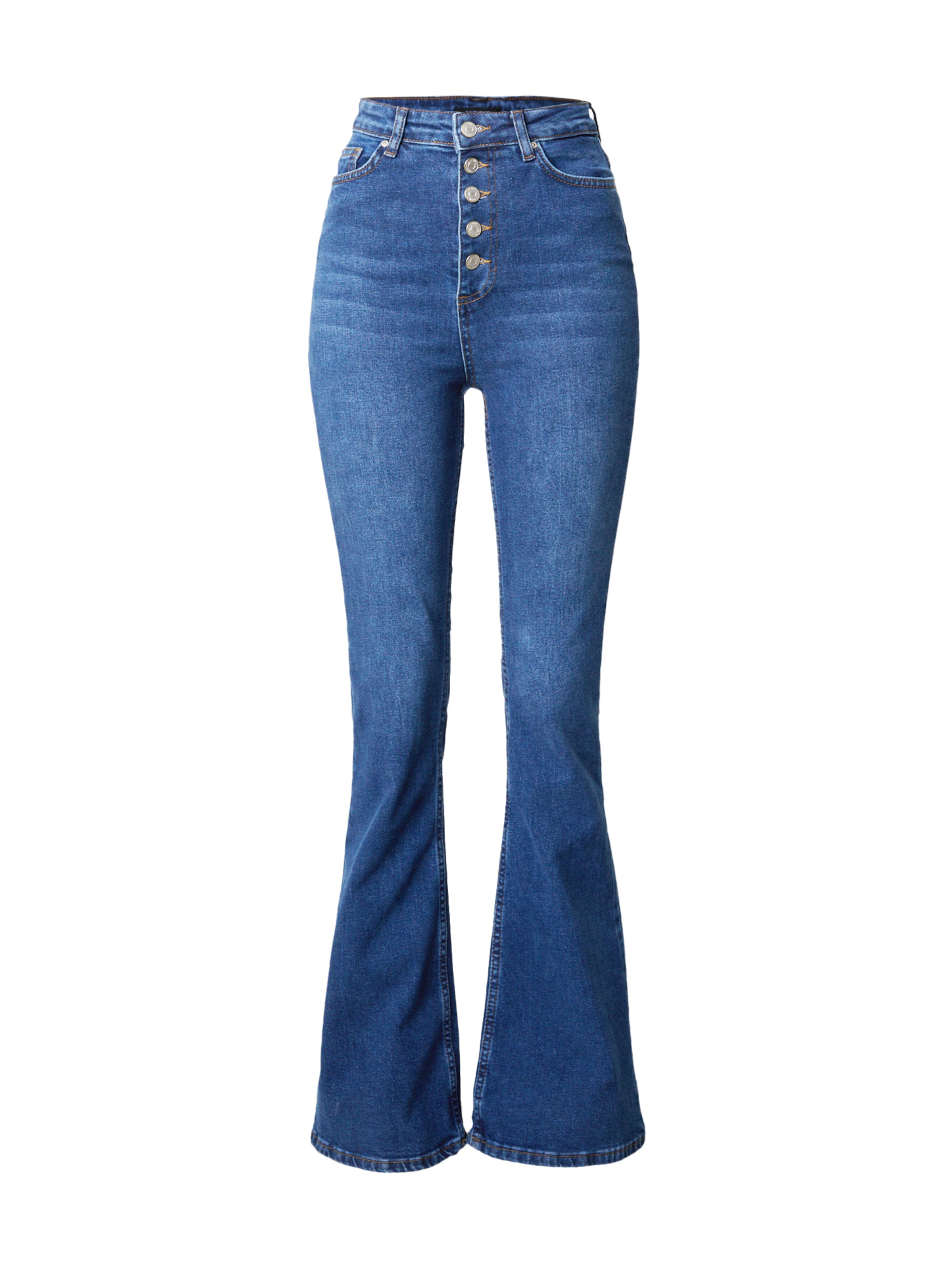 Trendyol Flared Jeans in Blue: front