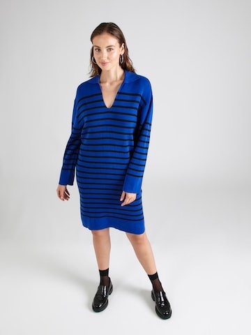 InWear Gebreide jurk 'Ropa' in Blauw: voorkant