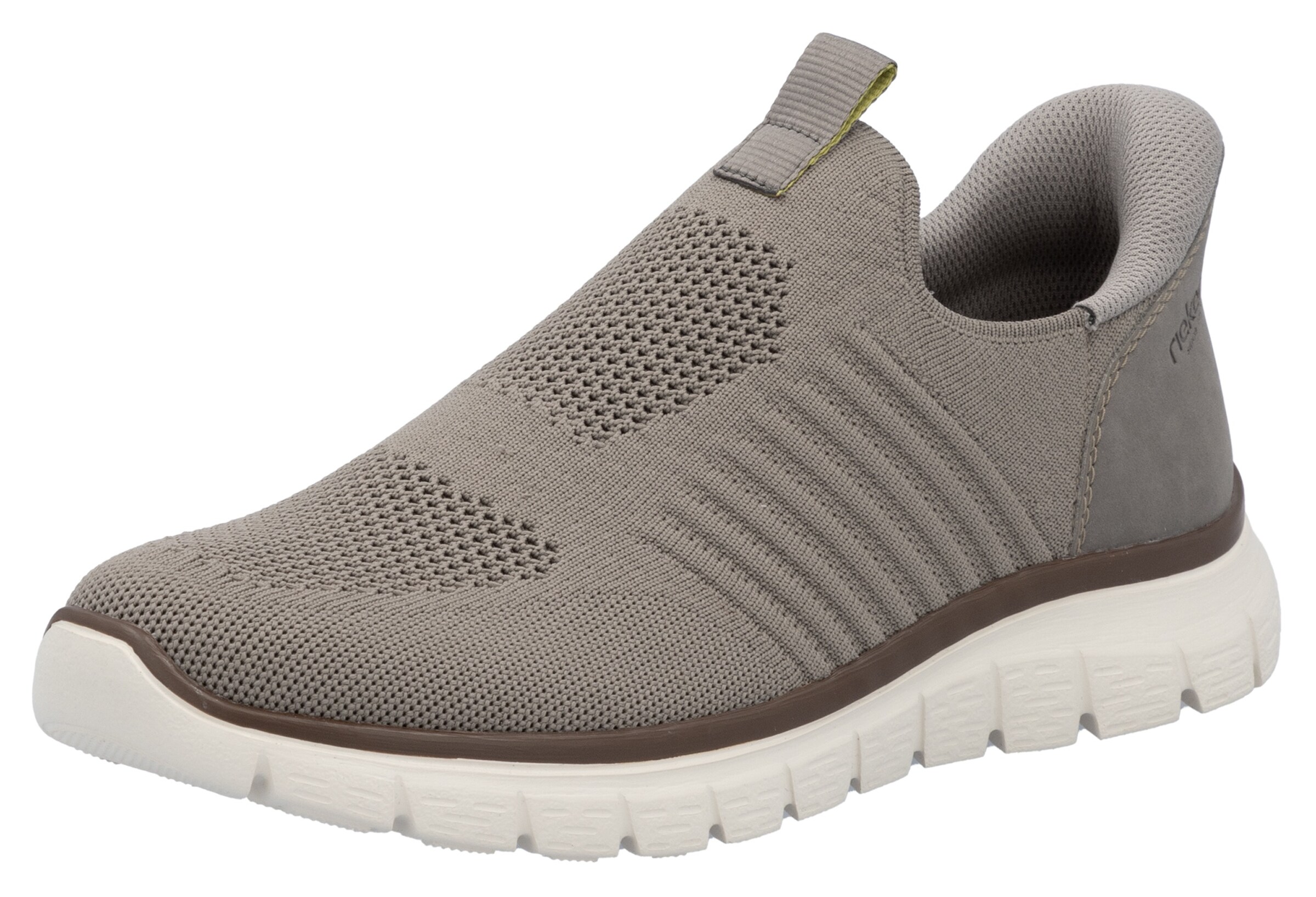 Slip on Rieker en beige : devant