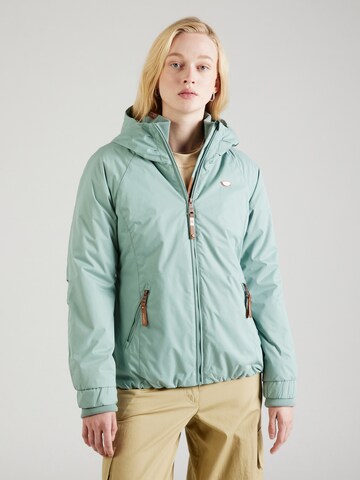 Ragwear Between-Season Jacket 'DIZZIE' in Green: front