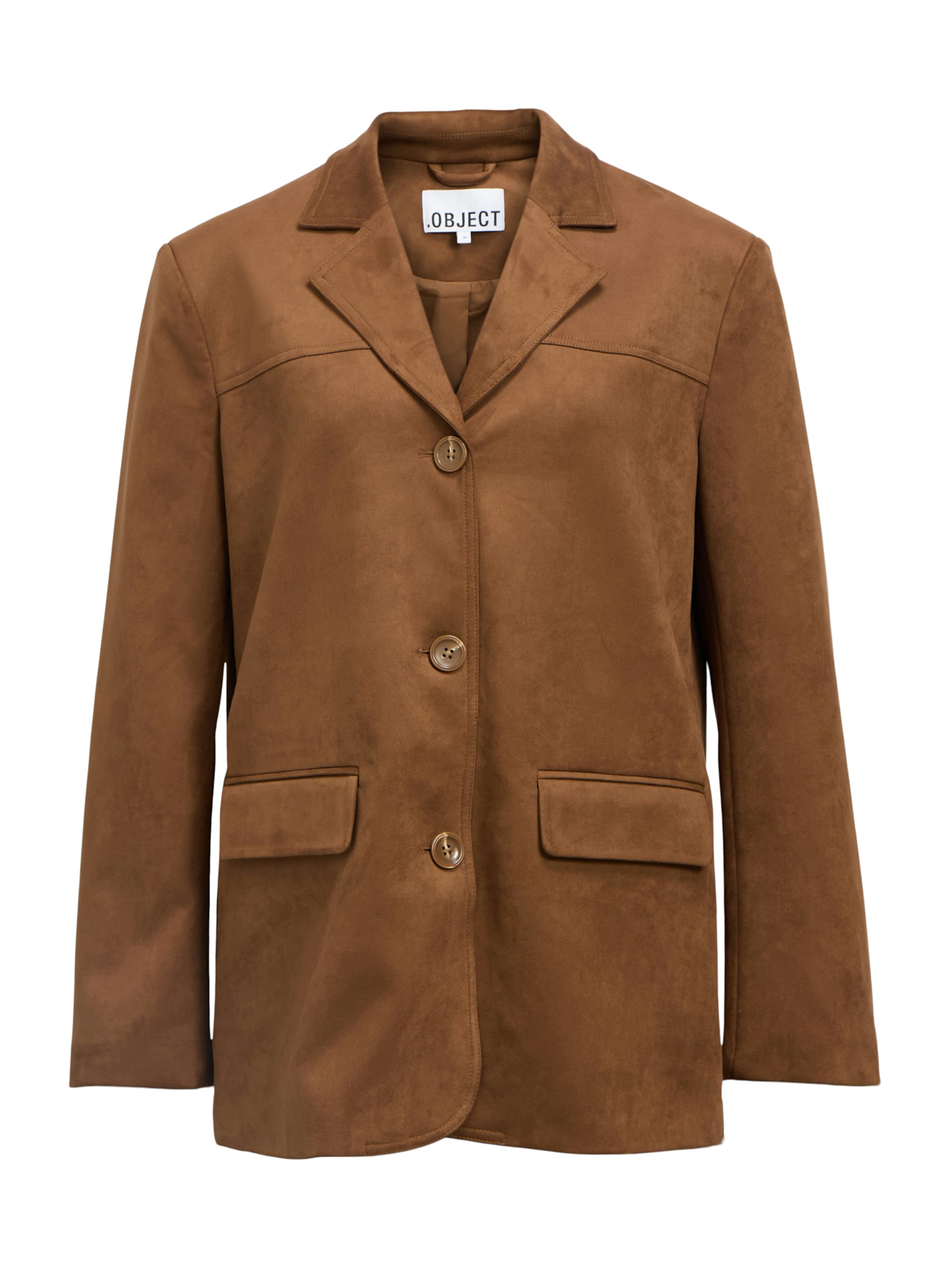 OBJECT Блейзър в кафяво: отпред