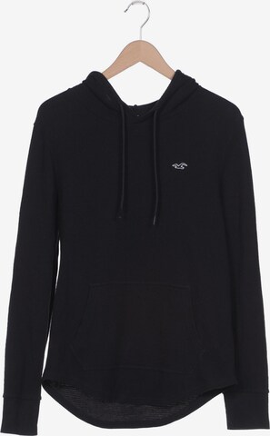 HOLLISTER Sweatshirt & Zip-Up Hoodie in M in Black: front