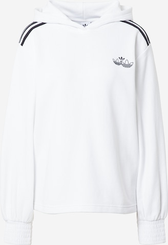 ADIDAS ORIGINALS Sweatshirt in White: front