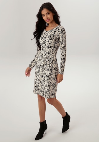Aniston SELECTED Kleid in Beige: Vorderseite