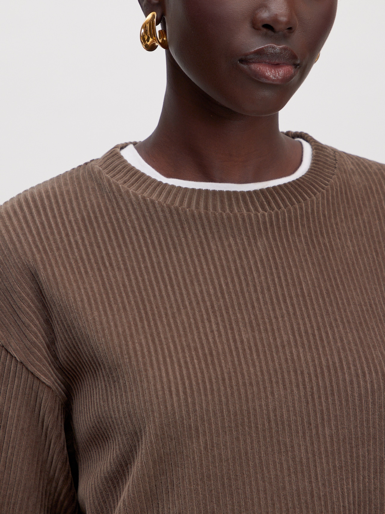 EDITED Produkte Longsleeve 'Kassandra' braun