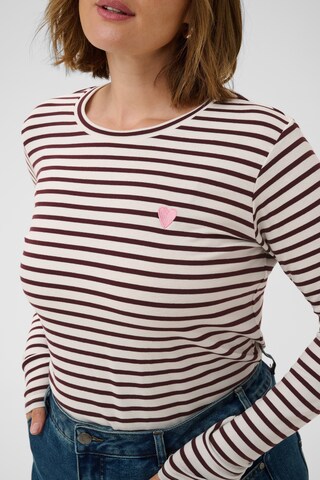 KAFFE CURVE - Camisa 'KCLia' em branco