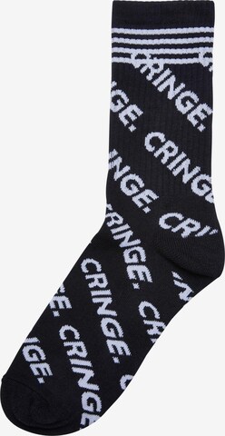 Mister Tee Socks 'Cringe' in Yellow