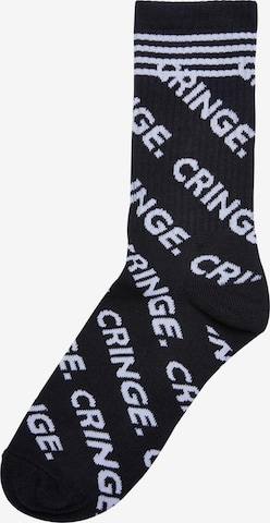 Mister Tee Socks 'Cringe' in Yellow