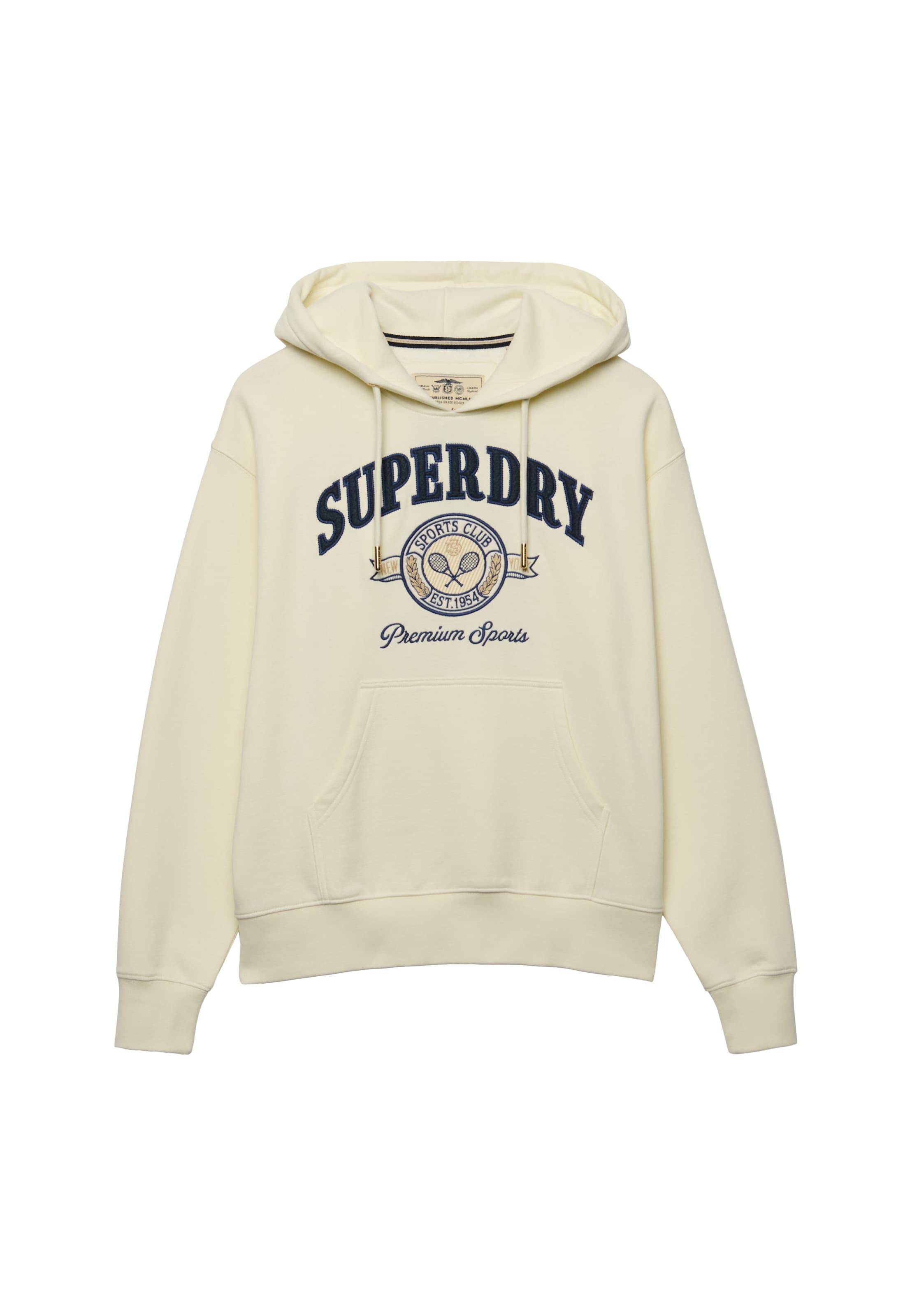 Superdry & Co Sweatshirt in Beige: voorkant