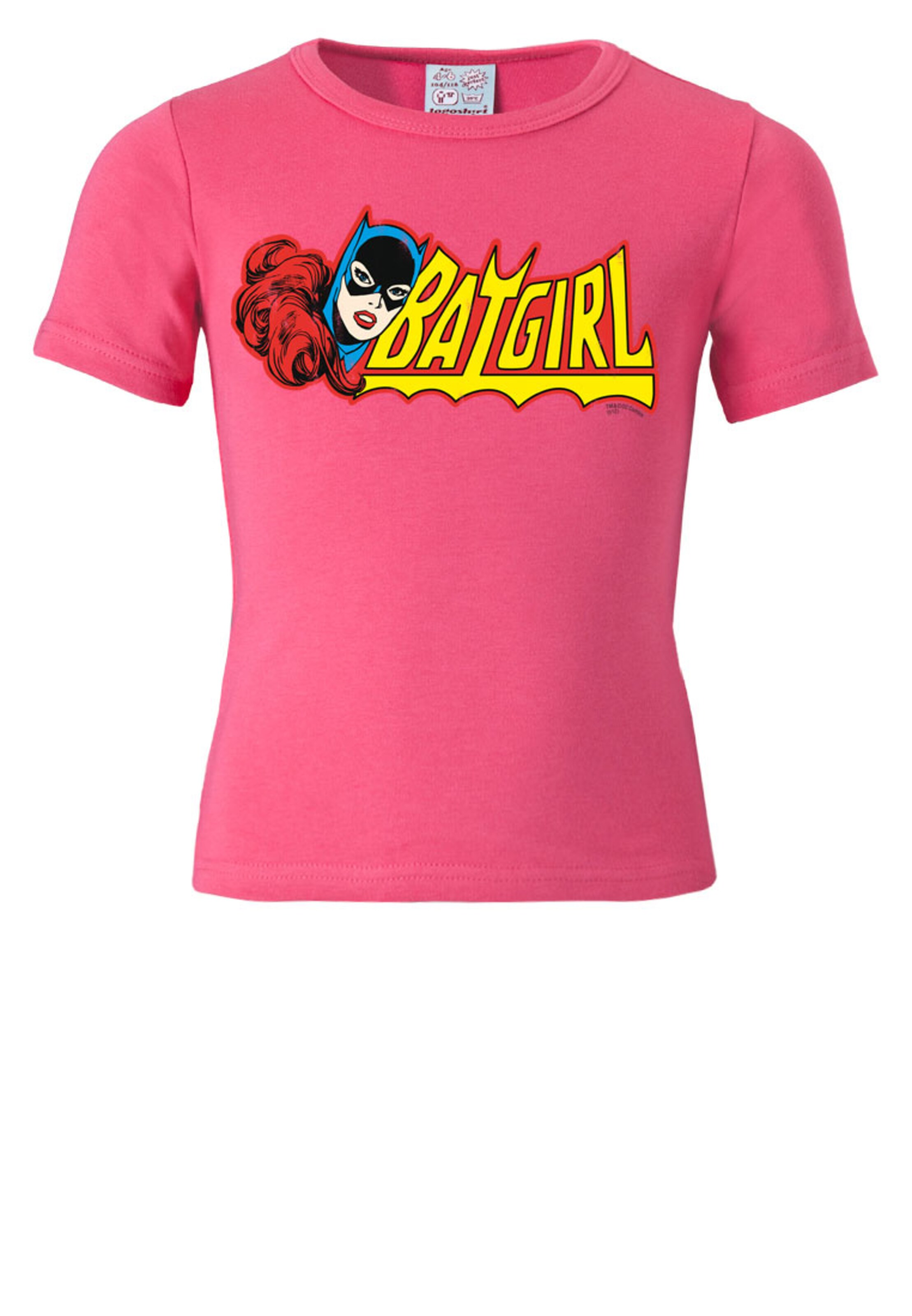 LOGOSHIRT T-Shirt 'Batgirl' in Pink: Vorderseite