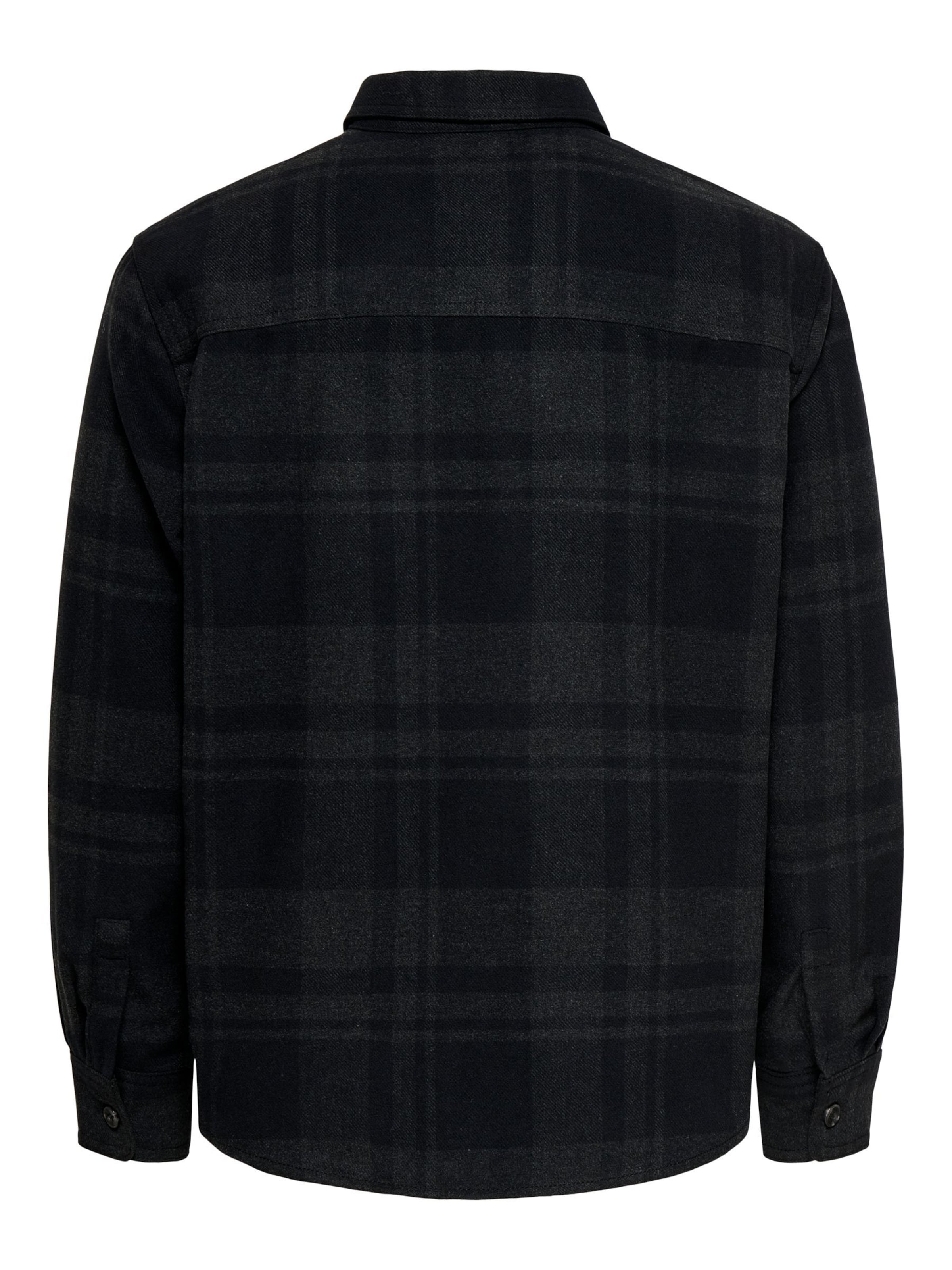 Regular fit Camicia 'ONSALP' di Only & Sons in nero