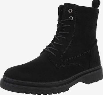 CoolWalk Lace-Up Boots in Black: front