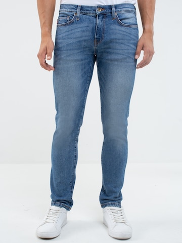 BIG STAR Slimfit Jeans 'Terry' in Blauw: voorkant