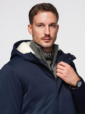 Ombre Tussenparka in Blauw