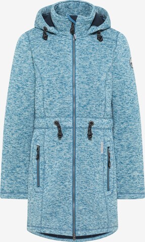 Schmuddelwedda Fleece jas in Blauw: voorkant