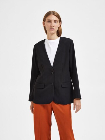 SELECTED FEMME Blazer i sort: forside