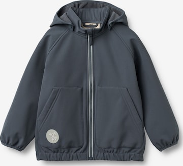 Veste fonctionnelle 'Alleo' WHEAT en bleu : devant