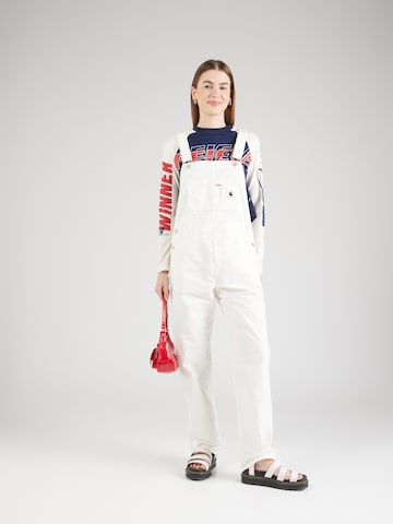 Carhartt WIP Regular Dungarees in White: front