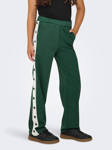 ONLY Baggy Broek 'Poptrash' in Groen