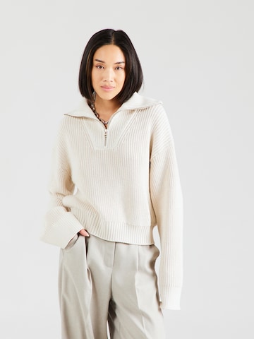 WEEKDAY Pullover 'Grace' i hvid: forside