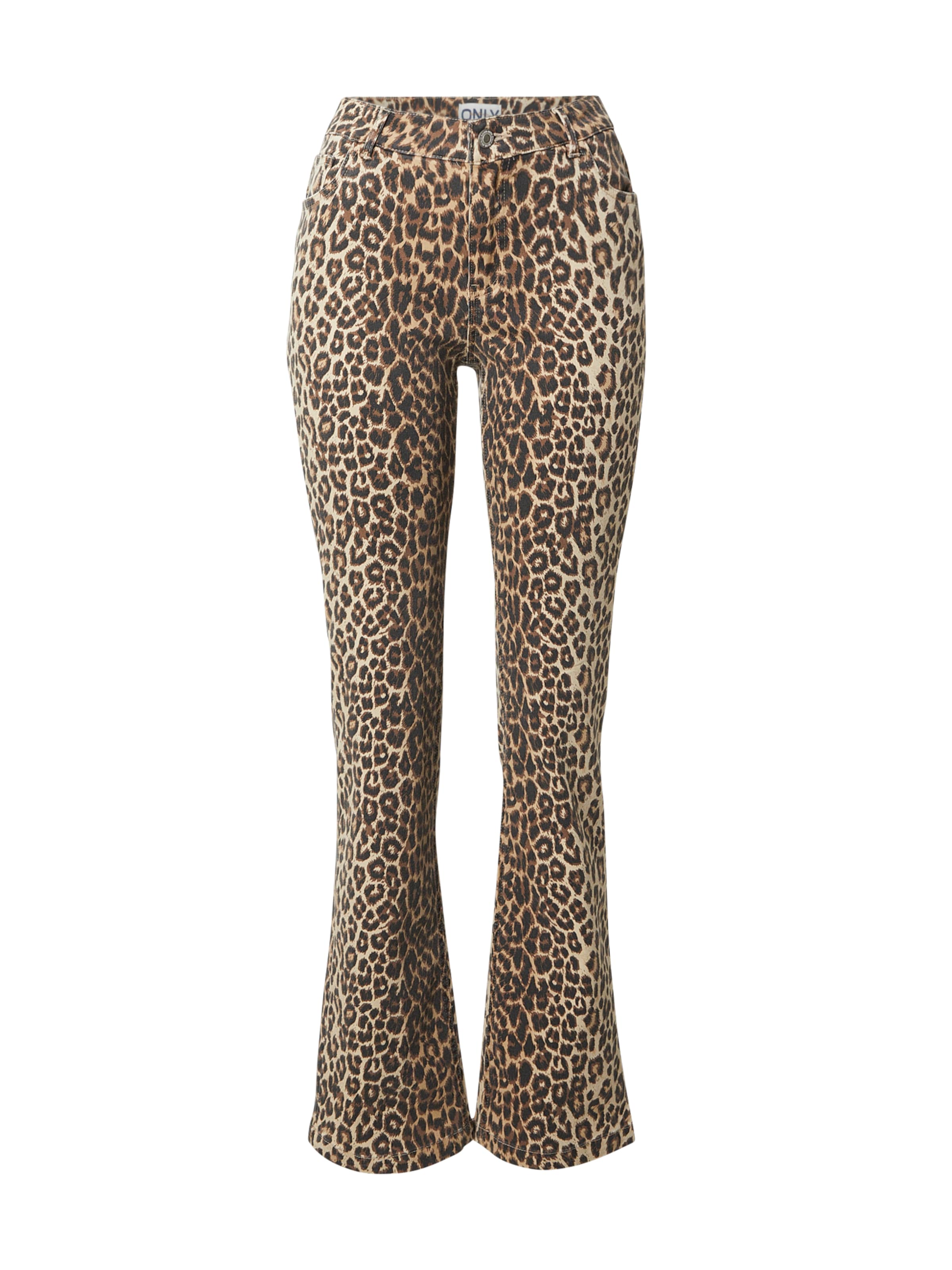 ONLY Разкроени Дънки в бежово: отпред