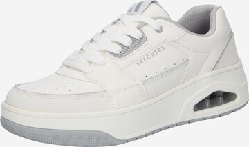 Baskets basses 'UNO COURT' SKECHERS en blanc : devant