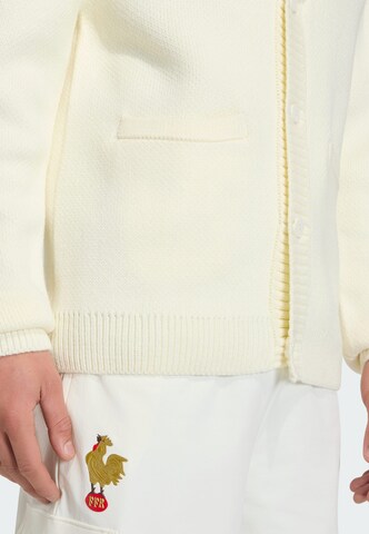 ADIDAS PERFORMANCE Gebreid vest 'Frankreich Rugby 120 Years' in Wit